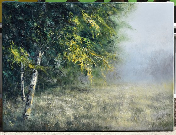 " Light Green in Misty Veil "