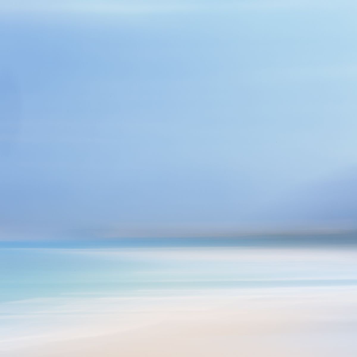 Hebridean Skies - Extra large impressionist style beach abstract by Lynne Douglas