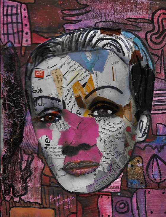 Abstract Marlene Dietrich #5