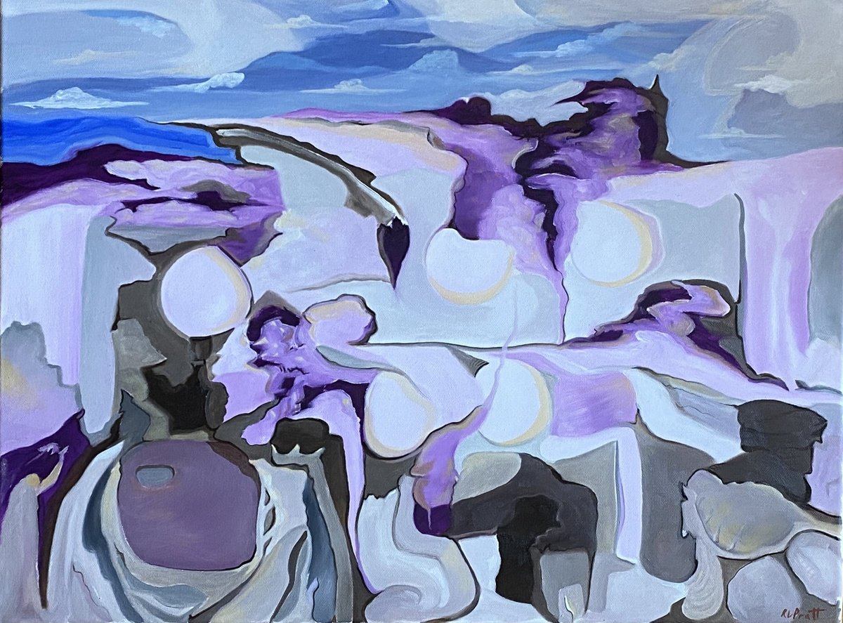Surrealistic Oil Painting , Listen For It By Randy Pratt, 24 X 18, Artwork For Sale On Artfinder