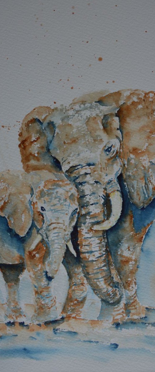 Elephant love by Sabrina’s Art