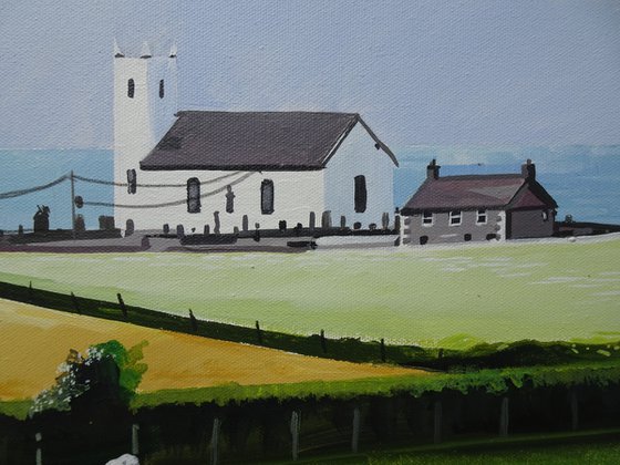 Irish Landscape Church Of Ireland Ballintoy