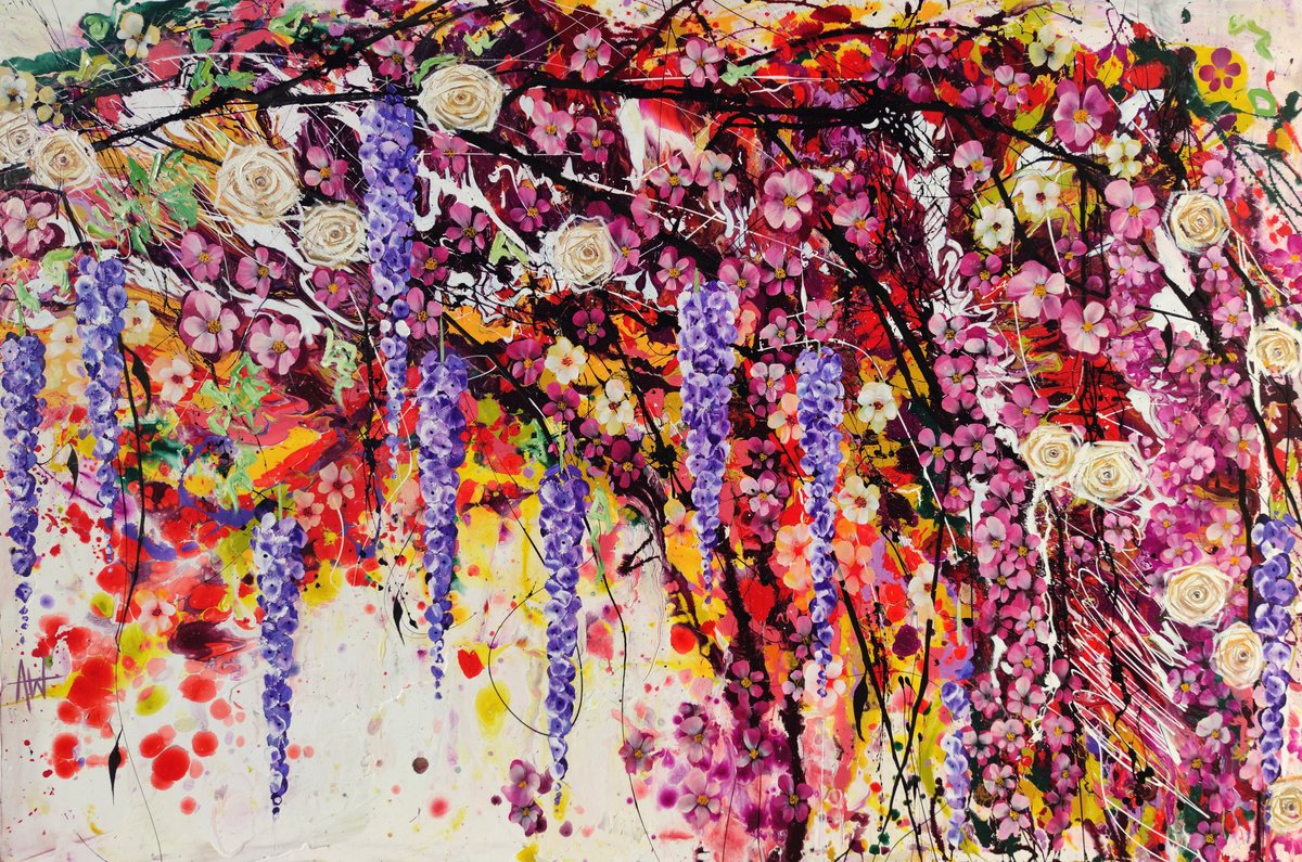 The Fragrance Of Light By Angie Wright, 71 X 47, Artwork For Sale On Artfinder