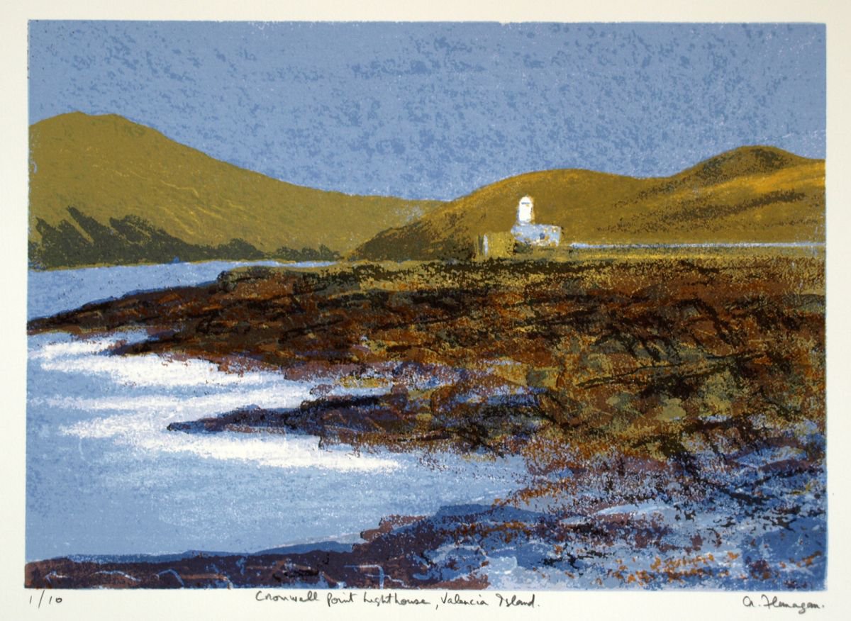 Cromwell Point Lighthouse, Valencia island by Aidan Flanagan Irish Landscapes