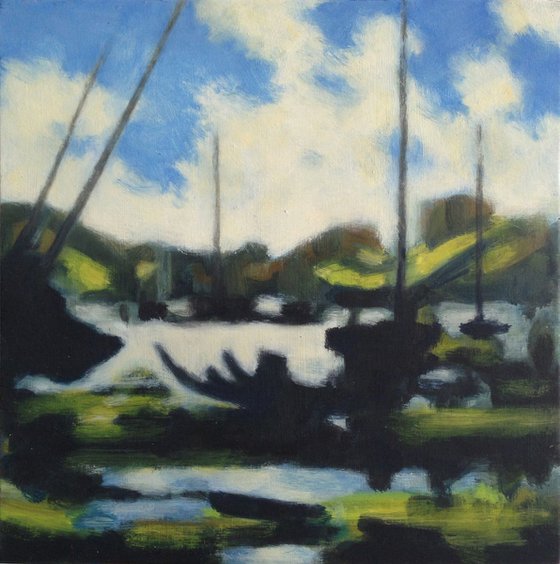 Boats on the estuary 1