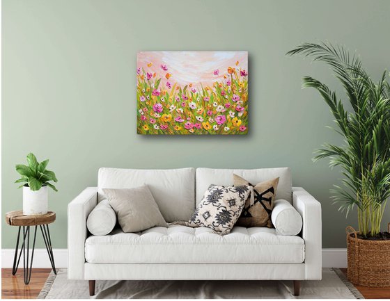 Blush Meadow Sunset