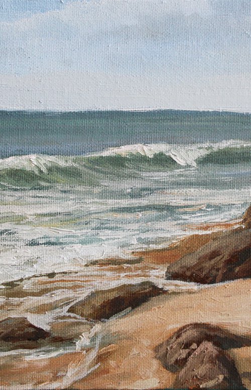 By the shore. 30х20 by Linar Ganeev