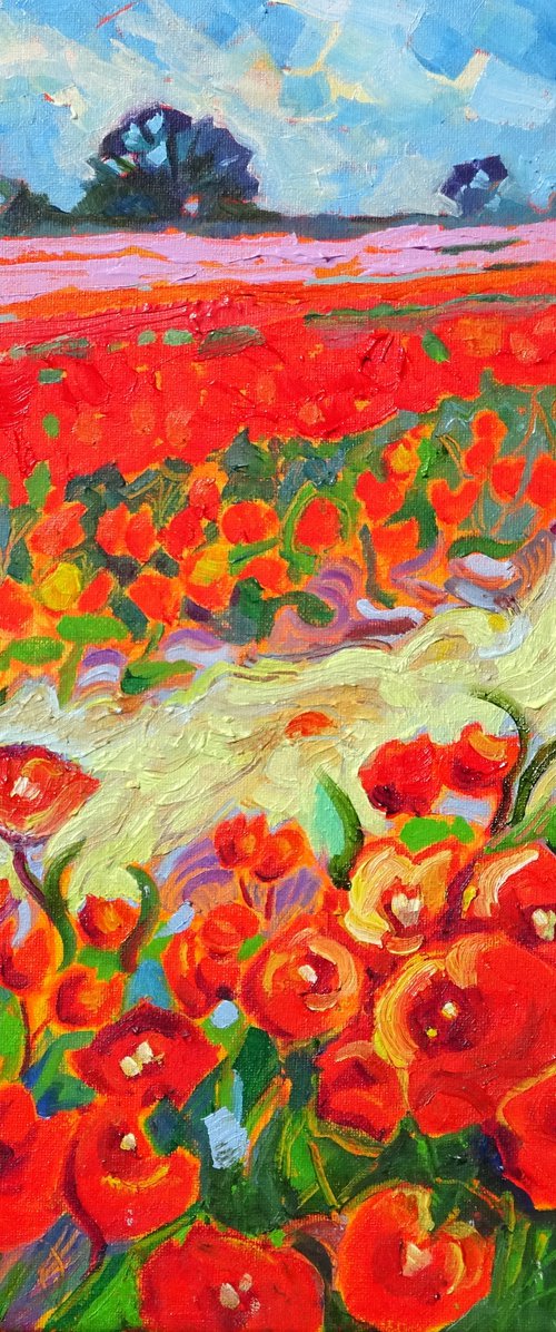Tulip Landscape by Mary Kemp