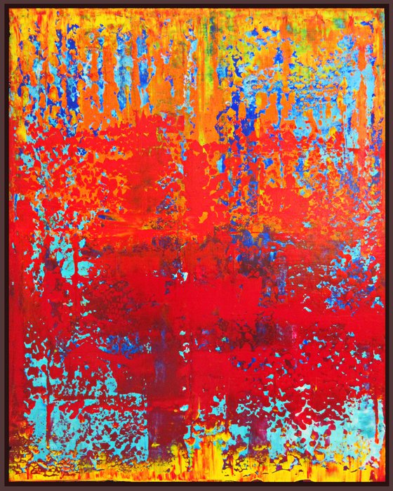 SOUL IN FIRE, RICHTER MODE, XL, FRAMED