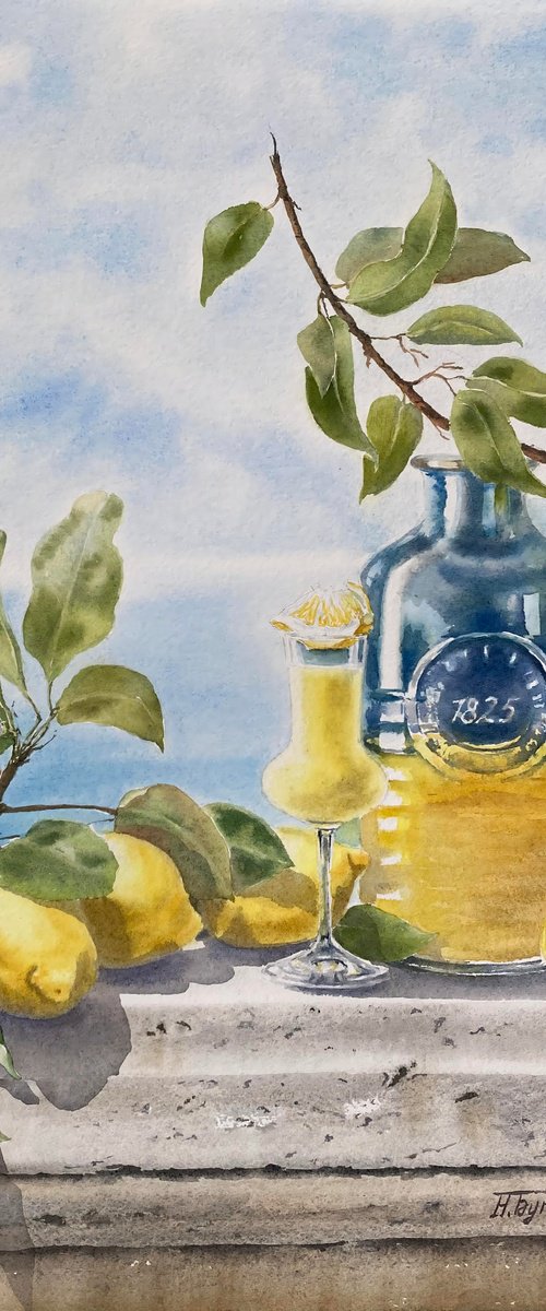 Limoncello, original art by Natalia Butenko