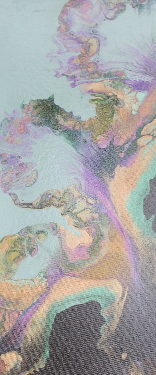 Golden swirls by Deborah Jayne Palmer