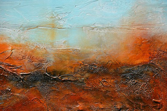 Timeless dream - Large Abstract Painting 72"x36"