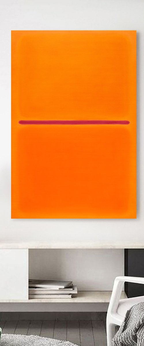 Orange Purple by Nataliia Sydorova