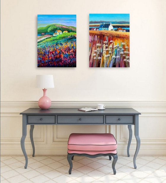 Diptych. Melody of Summer