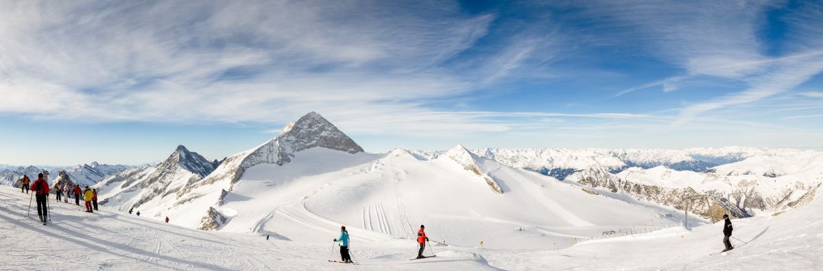 Hintertux Glacier, Zillertal. (145x51cm) by Tom Hanslien