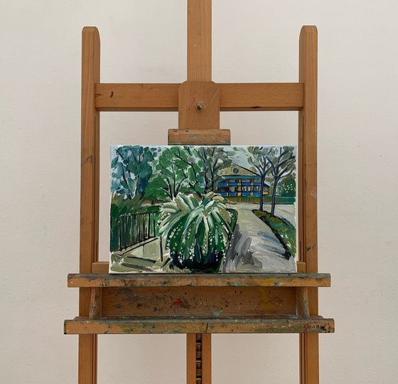 Landscape with a Triangular House