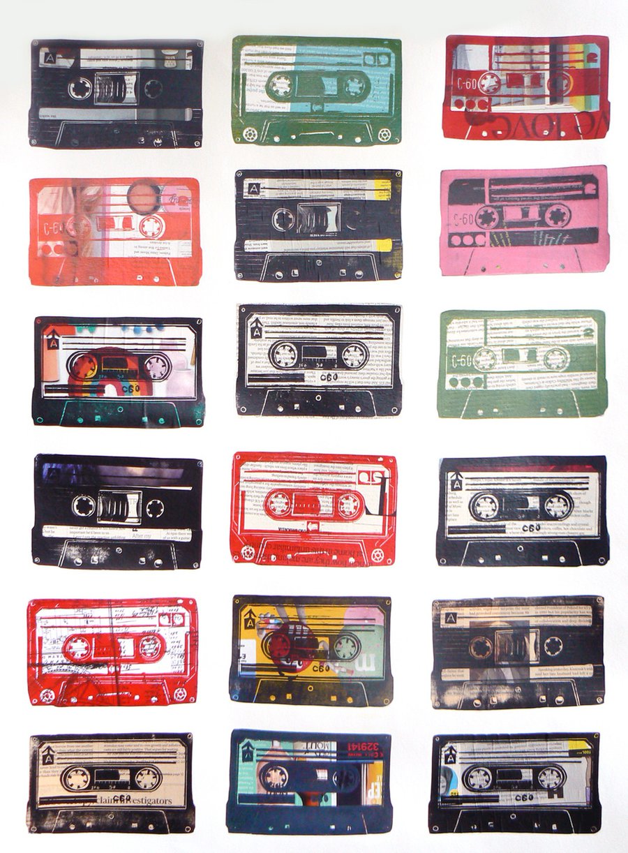 Cassettes #7 (cassette Tapes, Retro Music, 70's, 80's Rock Culture ...