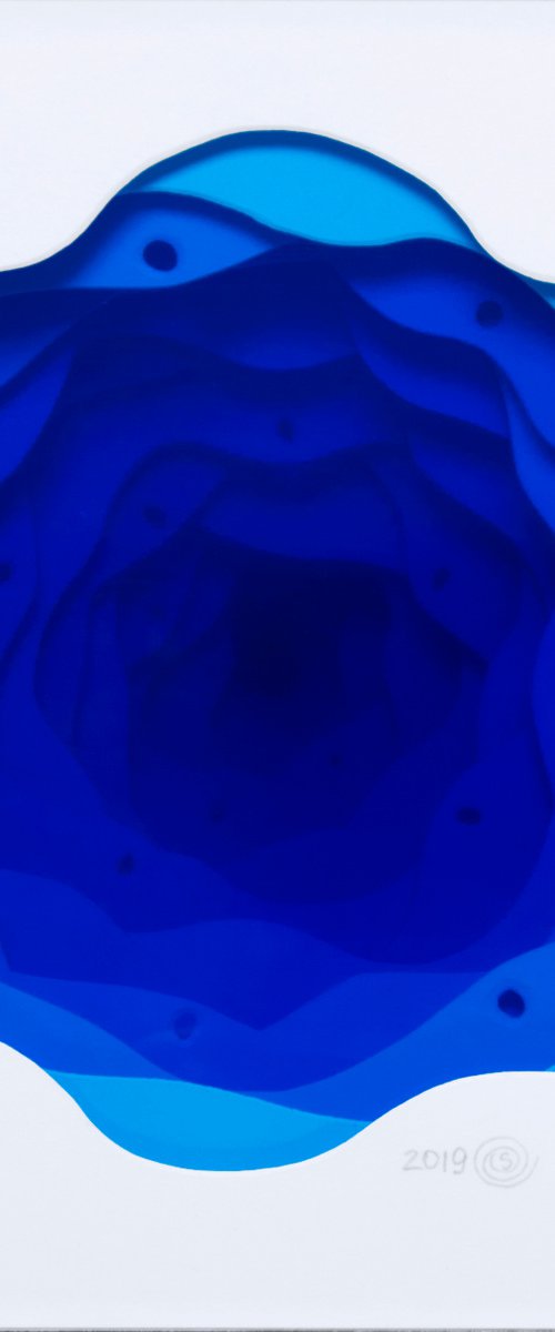 Blue Ice Portal by Olga Skorokhod