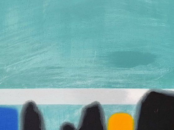 Abstract mirages. Calm.