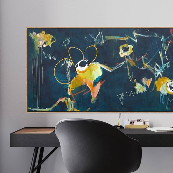 Chalkboard Daisies