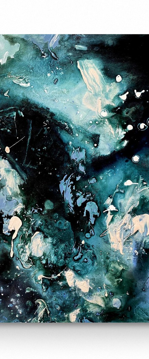 Inside the waterfall 2 by Cristina Dalla Valentina