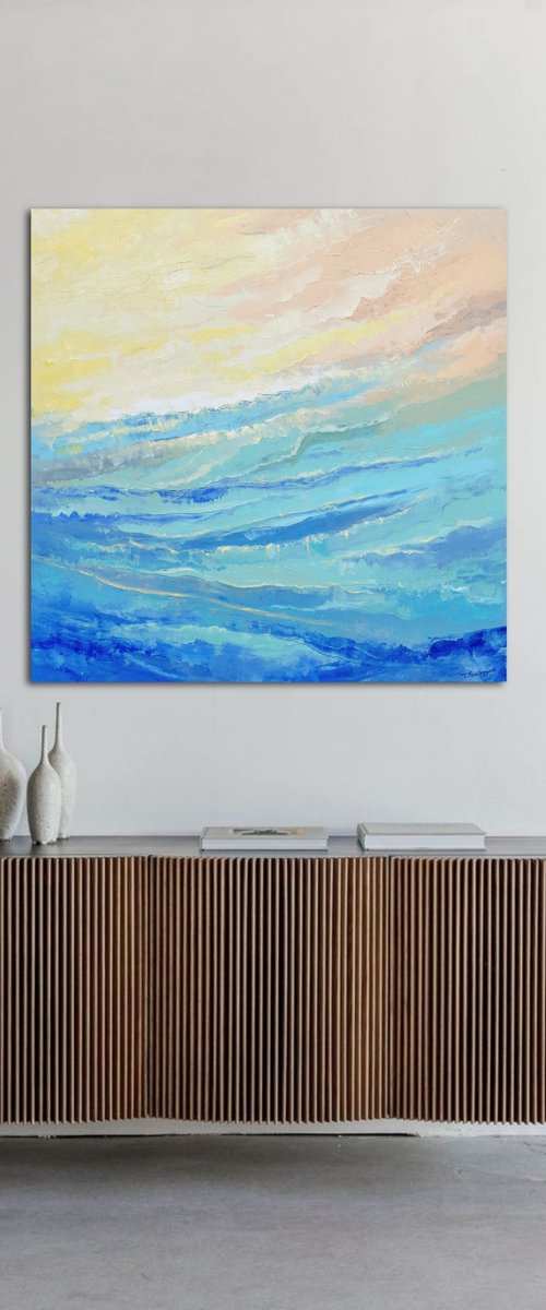 Morning  100x100cm by Tigran Mamikonyan