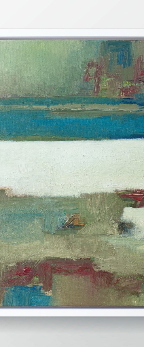 White Sands - Abstract Seascape by Thomas Hjelm