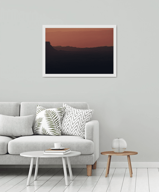 Sunrise over Ramon crater #8 | Limited Edition Fine Art Print 1 of 10 | 90 x 60 cm