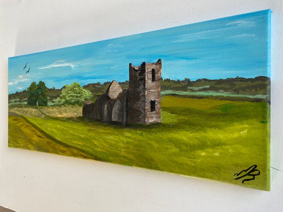 Knolton Henge on a Panoramic Canvas
