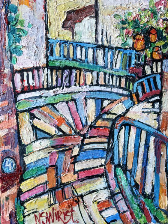 Steps in Cudillero.