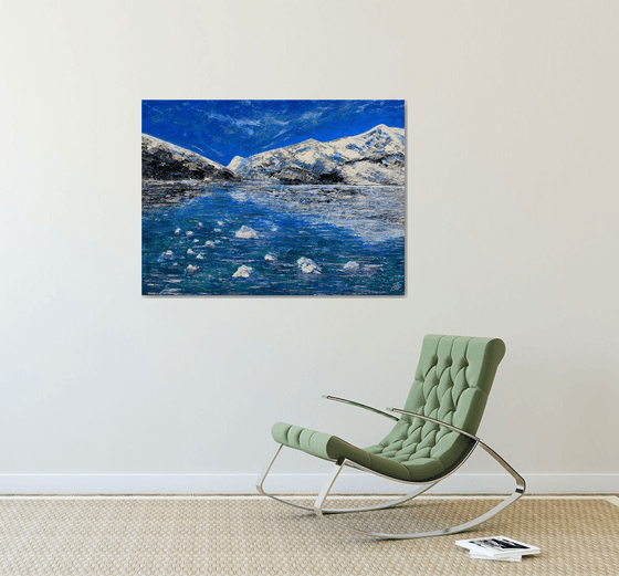 Glacier Bay ( Large 40"x30"-102cm x 76cm)