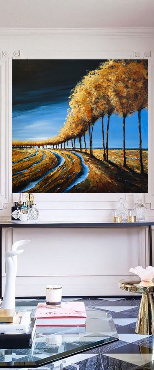 Autumn  fields - Fields and Colors Series by Danijela Dan