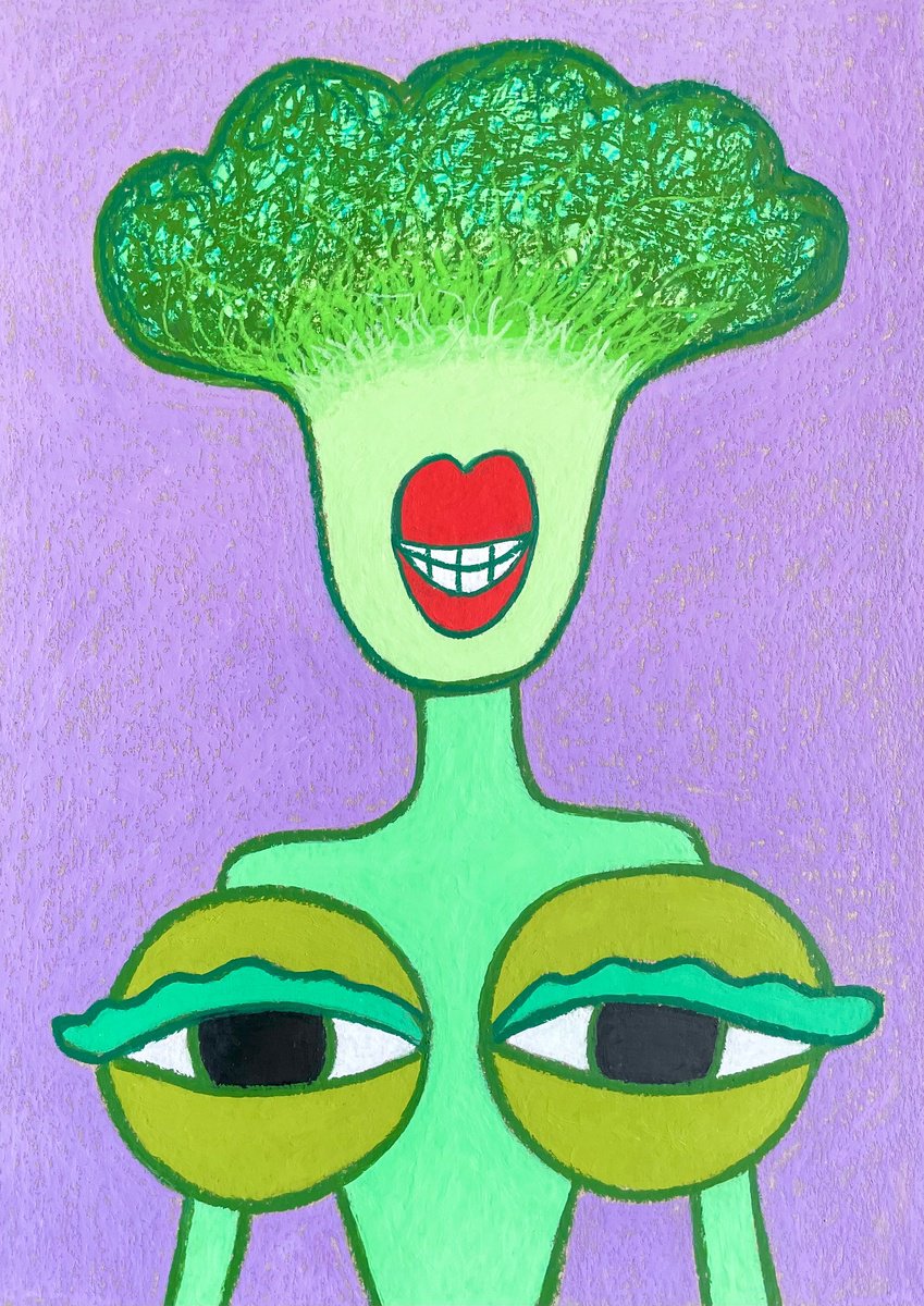 My tits love broccoli by Ann Zhuleva