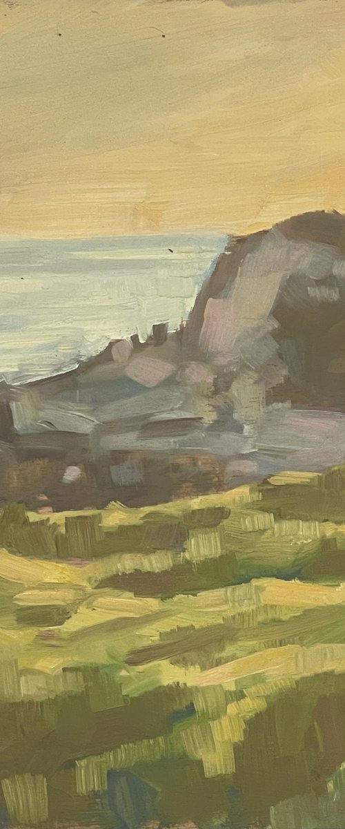 Isle of Wight sunset by Louise Gillard