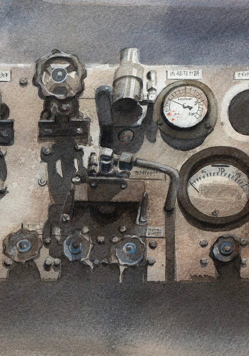 Vintage Control Panel by Masato Watanabe