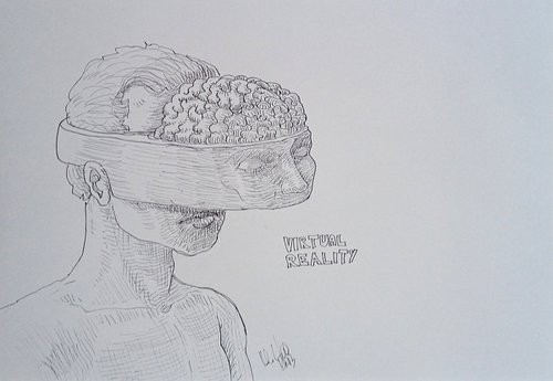 Virtual reality headset II by paolo beneforti