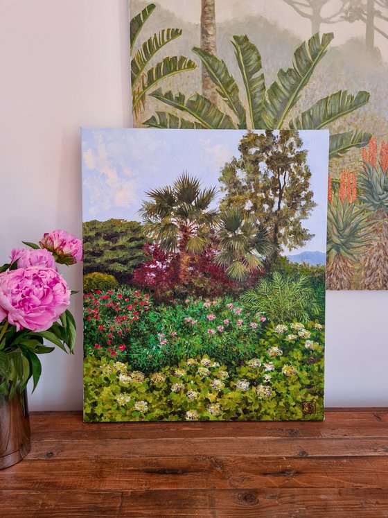 Morning Mediterranean Garden