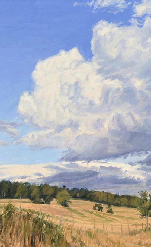 Summer Storm in the Velay by ANNE BAUDEQUIN