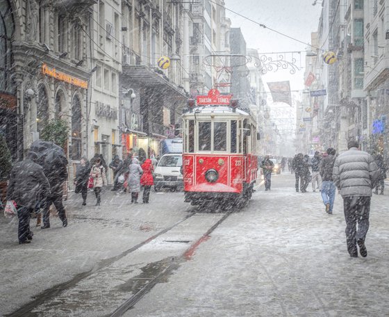 Snowstorm in Istanbul II - Signed Limited Edition