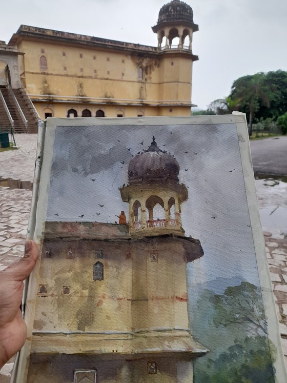 Rainy day in Jaipur