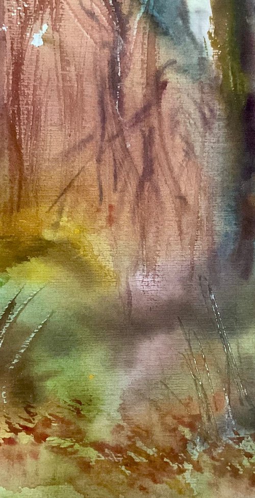 King Alfred’s Tower woodland, Somerset by Samantha Adams