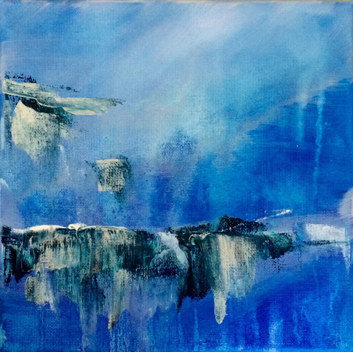 Breaking In IV - Abstract Seascape by Gesa Reuter