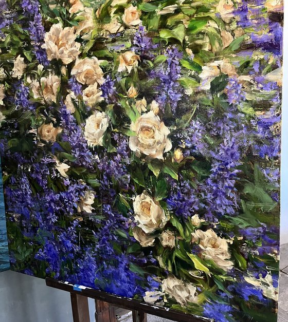 LAVENDER AND ROSES