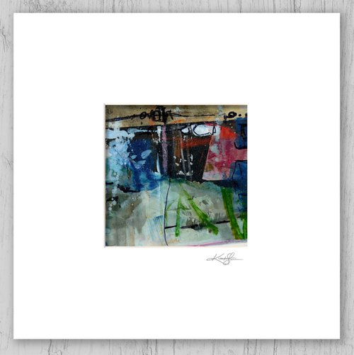Abstract Stories 4 - Mixed Media Collage Painting by Kathy Morton Stanion by Kathy Morton Stanion