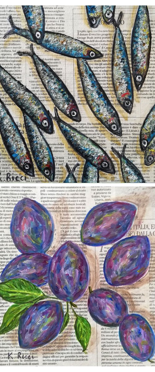 Plums and Fishes on Gazette by Katia Ricci
