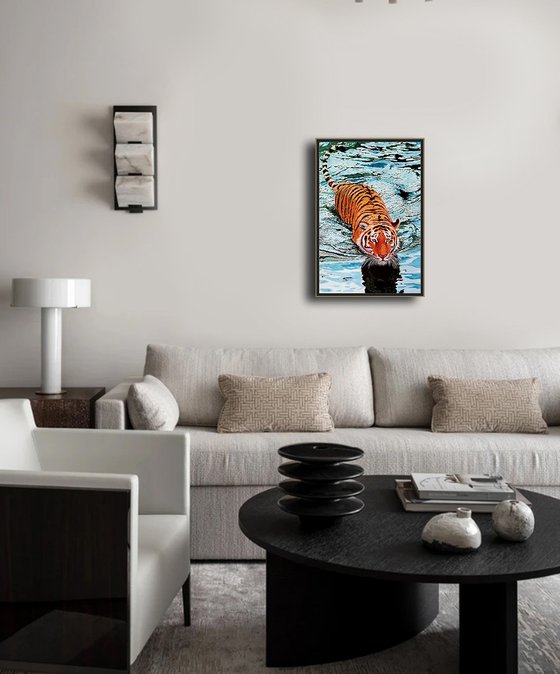 Floating Tiger