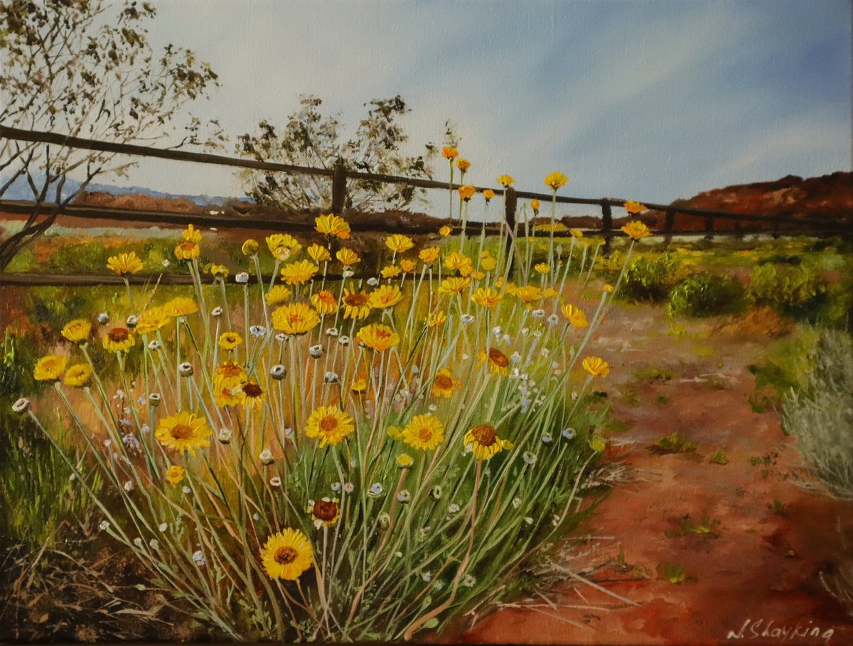 Meadow Yellow Flowers by Natalia Shaykina