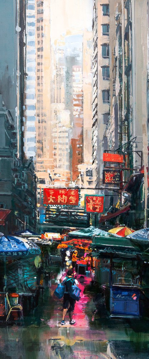 Peel Street, Hong Kong by Nicholas Grove
