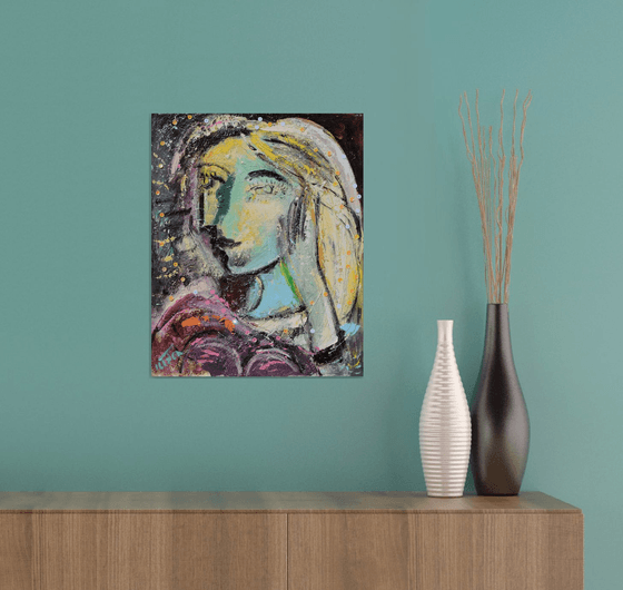 Tete de femme /insp by Picasso