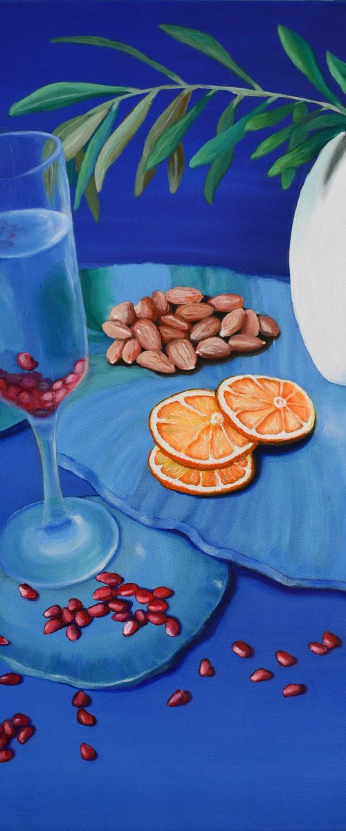 Blue still life by Katy Hibberd